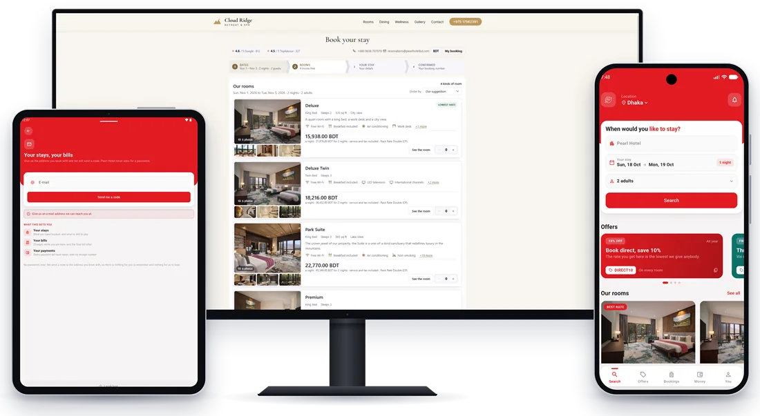 Booking Engine & Guest Portal
