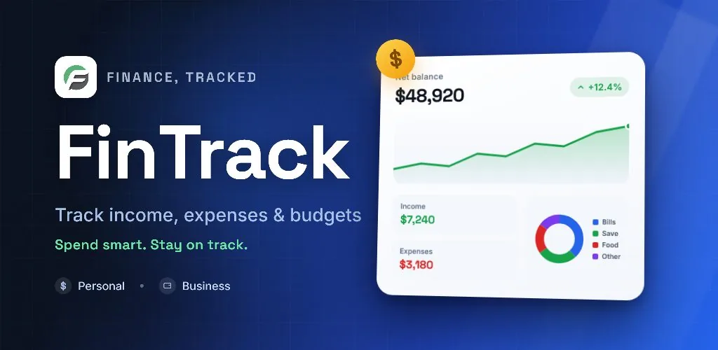 FinTrack: Fintech · Personal & business finance